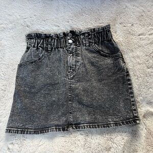 Wild Fable Charcoal Denim Mini Skirt